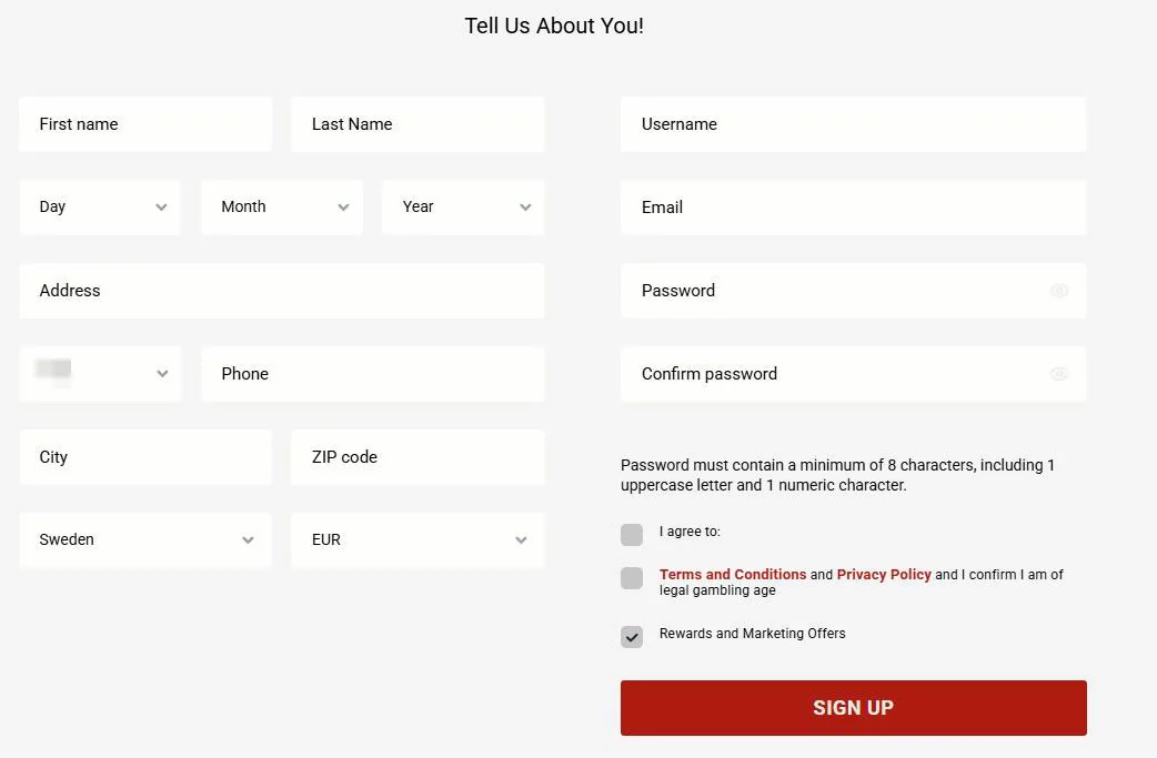 rantcasino register